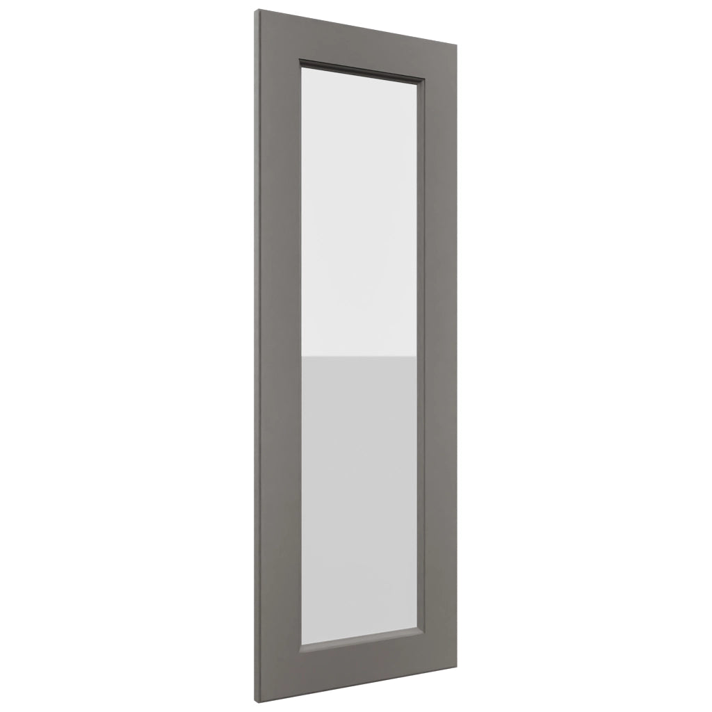 Fabuwood Fusion Stone DS GDW1542 Wall Glass Door, Front View