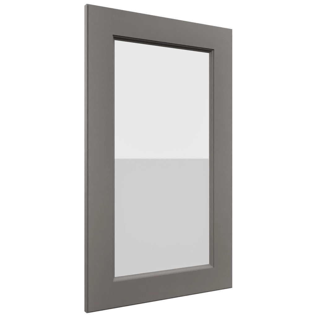 Fabuwood Fusion Stone DS GDW1830 Wall Glass Door, Front View