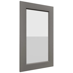 Fabuwood Fusion Stone DS GDW1830 Wall Glass Door, Front View