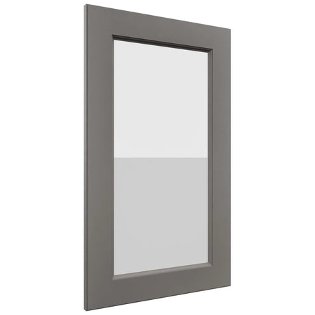 Fabuwood Fusion Stone DS GDW1830 Wall Glass Door, Front View