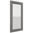 Fabuwood Fusion Stone DS GDW1836 Wall Glass Door, Front View