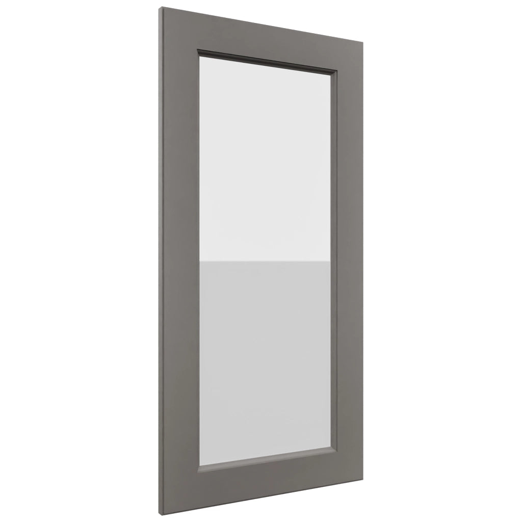 Fabuwood Fusion Stone DS GDW1836 Wall Glass Door, Front View