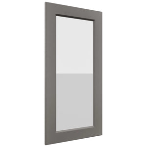 Fabuwood Fusion Stone DS GDW1836 Wall Glass Door, Front View
