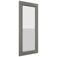 Fabuwood Fusion Stone DS GDW1842 Wall Glass Door, Front View