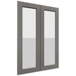 Fabuwood Fusion Stone DS GDW3042 Wall Glass Door, Front View