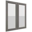 Fabuwood Fusion Stone DS GDW3642 Wall Glass Door, Front View