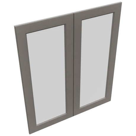 Fabuwood Fusion Stone DS GDW3642 Wall Glass Door, Top View
