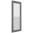 Fabuwood Fusion Stone DS GDWD1860 Wall Glass Door, Front View
