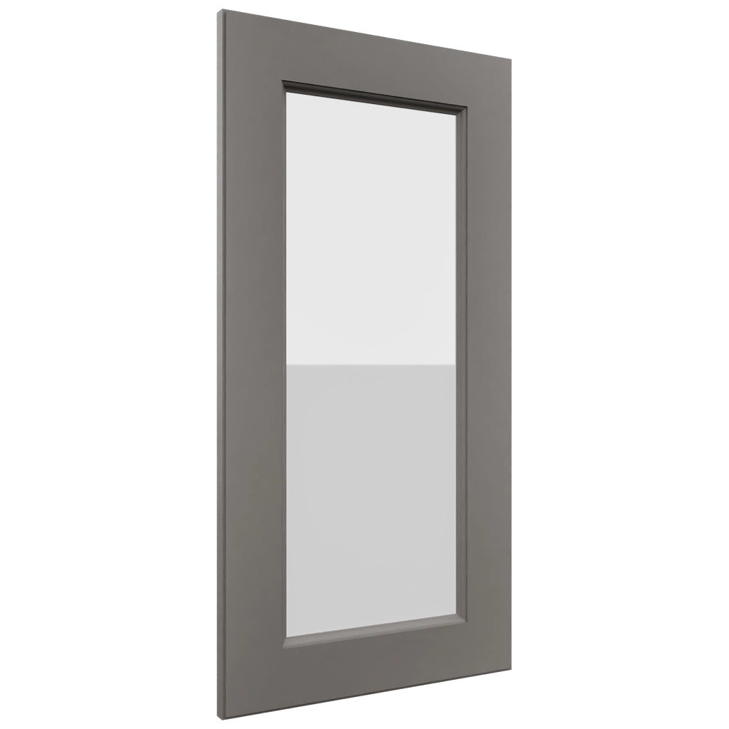 Fabuwood Fusion Stone DS GDWDC2430 Wall Glass Door, Front View