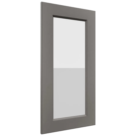 Fabuwood Fusion Stone DS GDWDC2430 Wall Glass Door, Front View