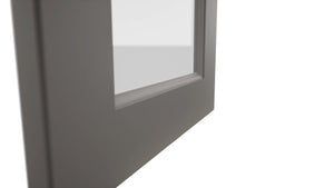 Fabuwood Fusion Stone DS GDWDC2436 Wall Glass Door, Detail View