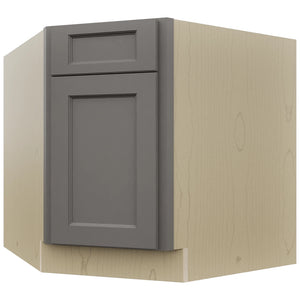 Fabuwood Fusion Stone DSB36 Base Corner Diagonal Sink Cabinet, Front View