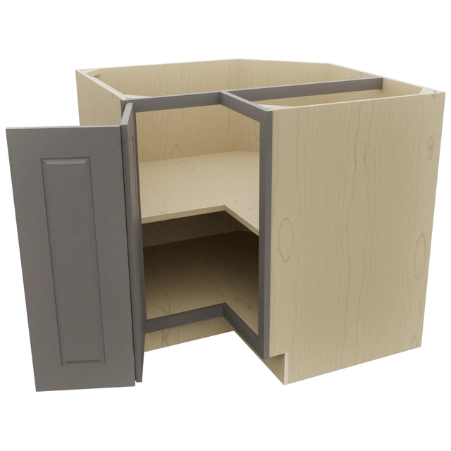 Fabuwood Fusion Stone ERB36 Base Corner Easy Reach Cabinet, Open View