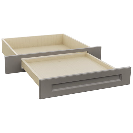 Fabuwood Fusion Stone KD30 Vanity Desk, Open View