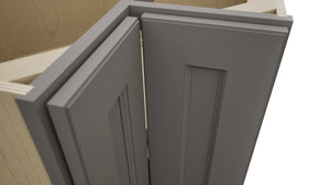 Fabuwood Fusion Stone LSB33 Base Corner Lazy Susan Cabinet, Detail View