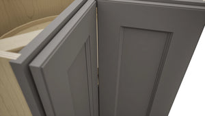 Fabuwood Fusion Stone LSB36 Base Corner Lazy Susan Cabinet, Detail View