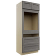 Fabuwood Fusion Stone OC3384C Tall Oven Cabinet Combo, Front View