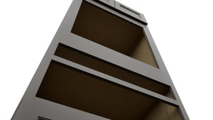 Fabuwood Fusion Stone OC3384D Tall Oven Cabinet Double, Detail View