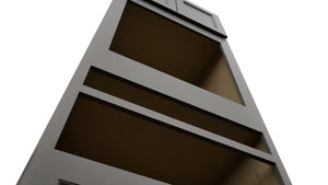 Fabuwood Fusion Stone OC3390D Tall Oven Cabinet Double, Detail View