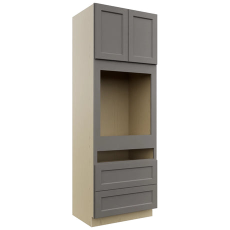 Fabuwood Fusion Stone OC3396C Tall Oven Cabinet Combo, Front View