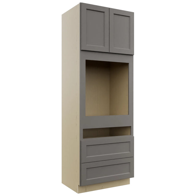 Fabuwood Fusion Stone OC3396C Tall Oven Cabinet Combo, Front View