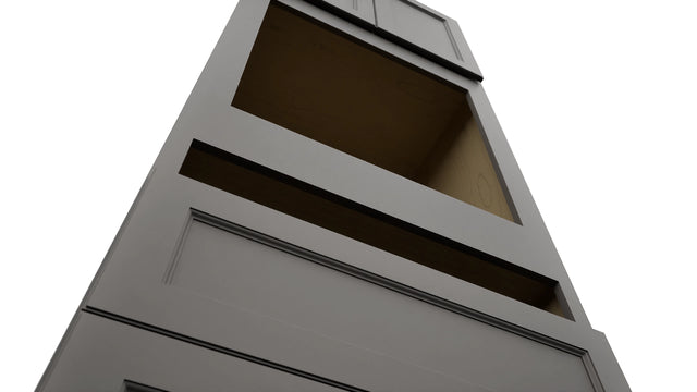 Fabuwood Fusion Stone OC3396C Tall Oven Cabinet Combo, Detail View