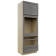 Fabuwood Fusion Stone OC3396D Tall Oven Cabinet Double, Front View