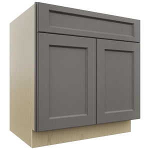 Fabuwood Fusion Stone SB33SDF Base Sink Cabinet, Front View