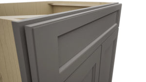 Fabuwood Fusion Stone SB33SDF Base Sink Cabinet, Detail View