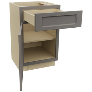 Fabuwood Fusion Stone VB21-34 Vanity Base Standard Cabinet, Open View