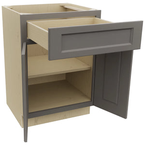 Fabuwood Fusion Stone VB24-34 Vanity Base Standard Cabinet, Open View