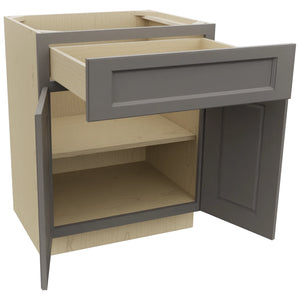 Fabuwood Fusion Stone VB27-34 Vanity Base Standard Cabinet, Open View
