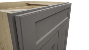 Fabuwood Fusion Stone VB27-34 Vanity Base Standard Cabinet, Detail View