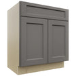 Fabuwood Fusion Stone VB30-34 Vanity Base Standard Cabinet, Front View