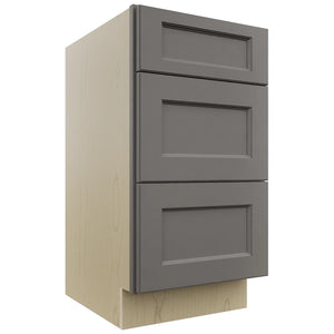 Fabuwood Fusion Stone VDB18-34 Vanity Drawer Cabinet, Front View