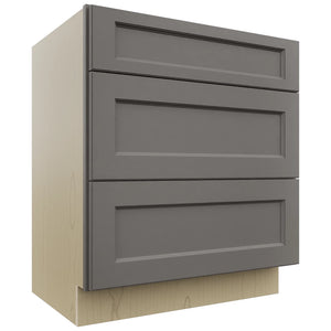 Fabuwood Fusion Stone VDB30-34 Vanity Drawer Cabinet, Front View
