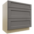 Fabuwood Fusion Stone VDB33-34 Vanity Drawer Cabinet, Front View