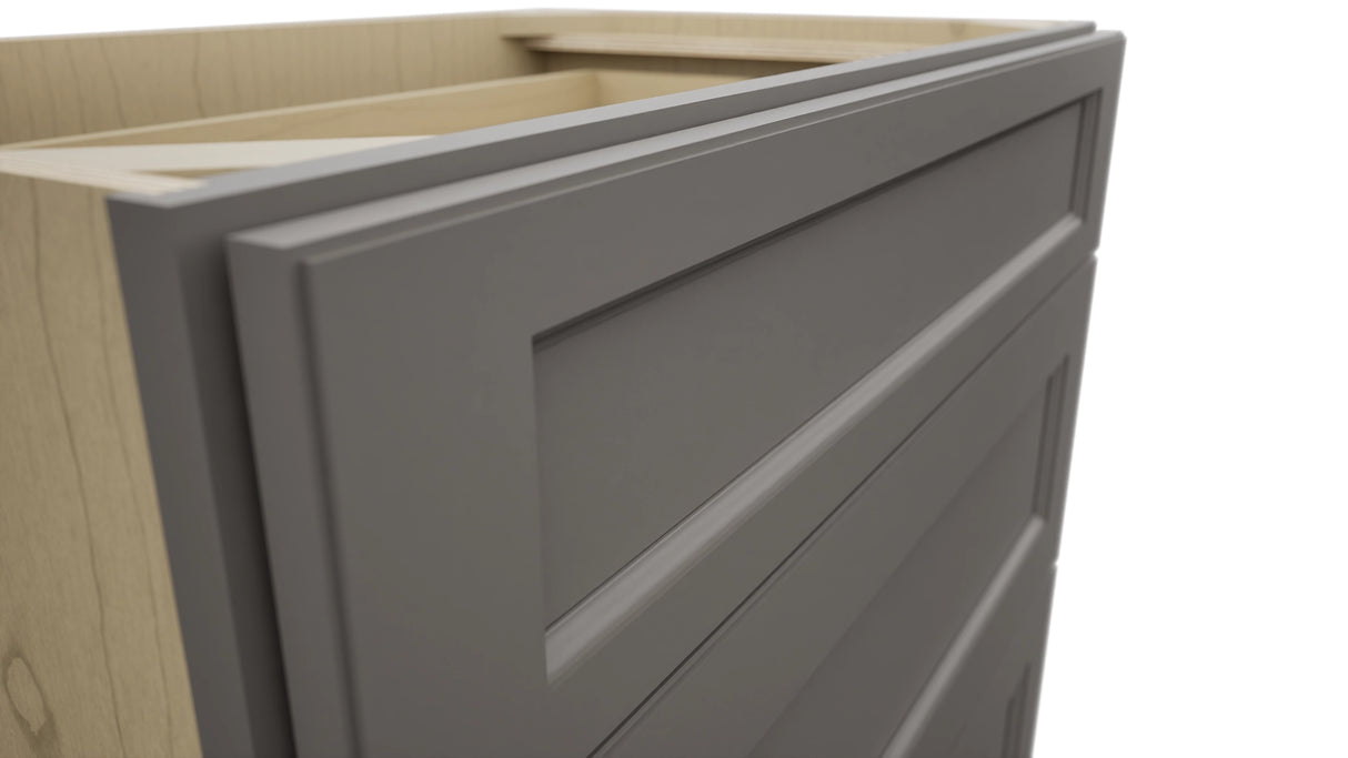 Fabuwood Fusion Stone VDB33-34 Vanity Drawer Cabinet, Detail View