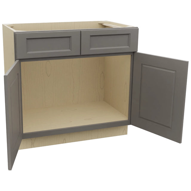 Fabuwood Fusion Stone VSB36-34 Vanity Sink Cabinet, Open View