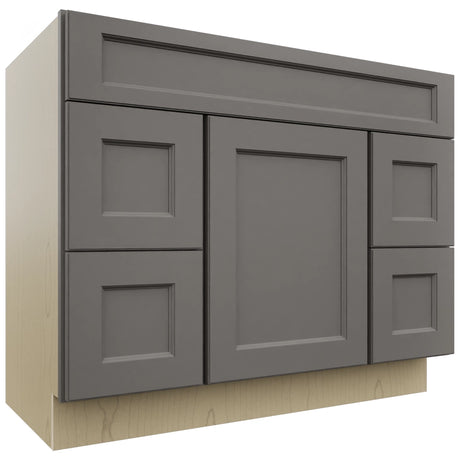Fabuwood Fusion Stone VSD30DL Vanity Combo Cabinet, Front View
