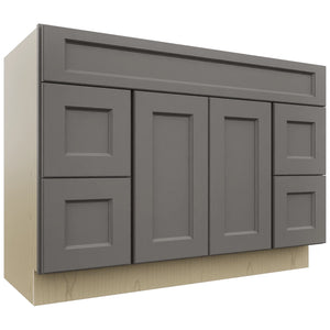 Fabuwood Fusion Stone VSD30DR Vanity Combo Cabinet, Front View
