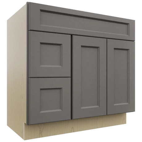 Fabuwood Fusion Stone VSD42 Vanity Combo Cabinet, Front View