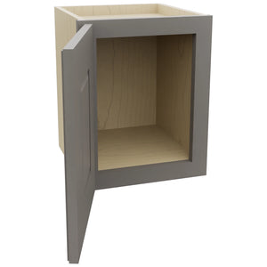 Fabuwood Fusion Stone W1215 Wall Standard Cabinet, Open View