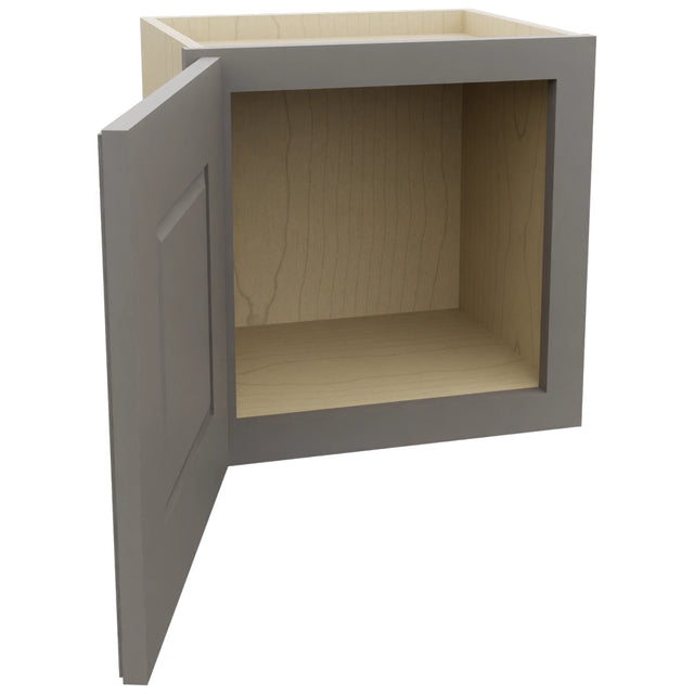 Fabuwood Fusion Stone W1515 Wall Standard Cabinet, Open View