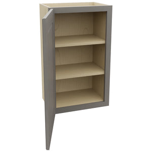 Fabuwood Fusion Stone W1830 Wall Standard Cabinet, Open View