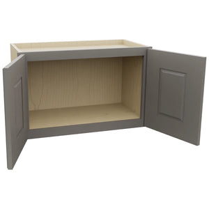 Fabuwood Fusion Stone W2415 Wall Standard Cabinet, Open View
