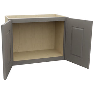 Fabuwood Fusion Stone W2418 Wall Standard Cabinet, Open View