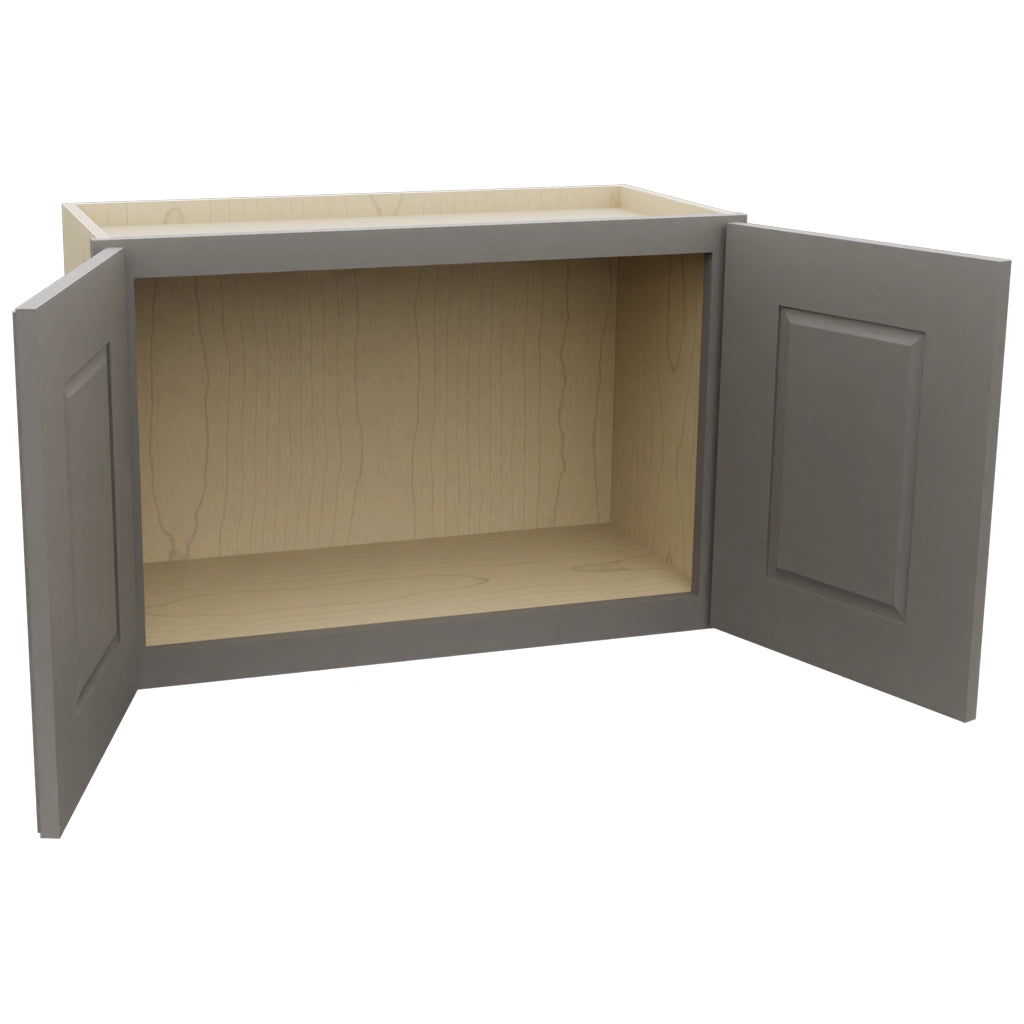 Fabuwood Fusion Stone W2718 Wall Standard Cabinet, Open View