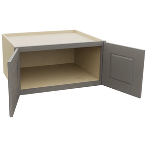 Fabuwood Fusion Stone W301524 Wall Deep Cabinet, Open View