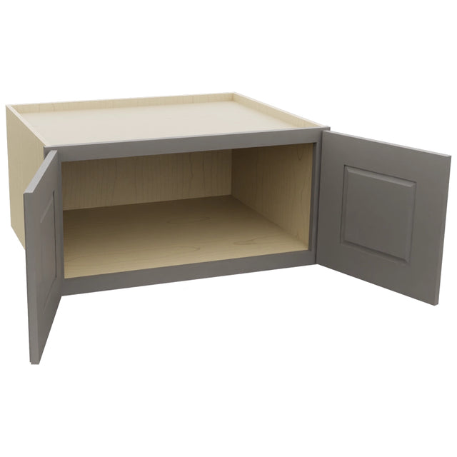 Fabuwood Fusion Stone W301524 Wall Deep Cabinet, Open View